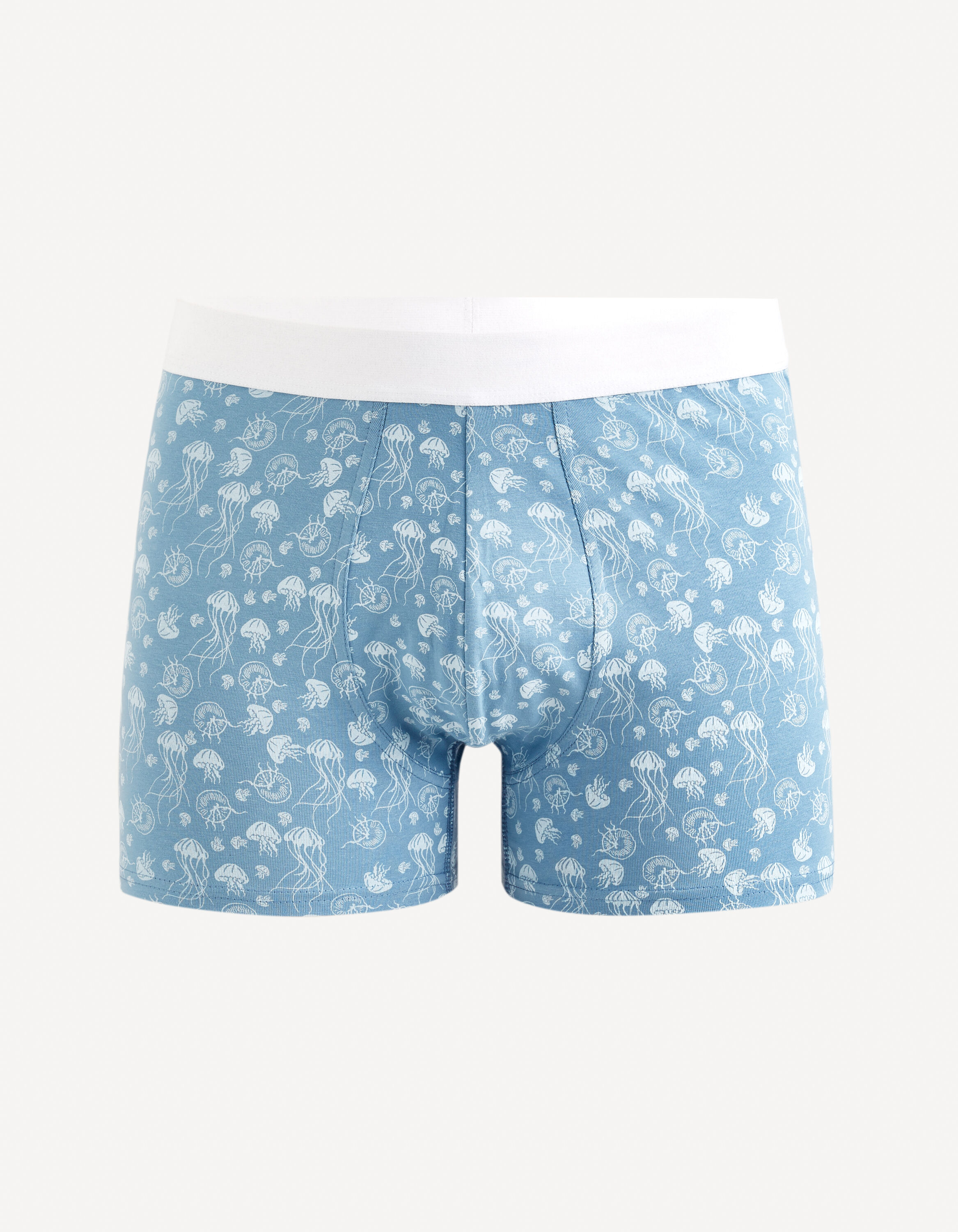 Boxer en coton stretch - bleu clair
