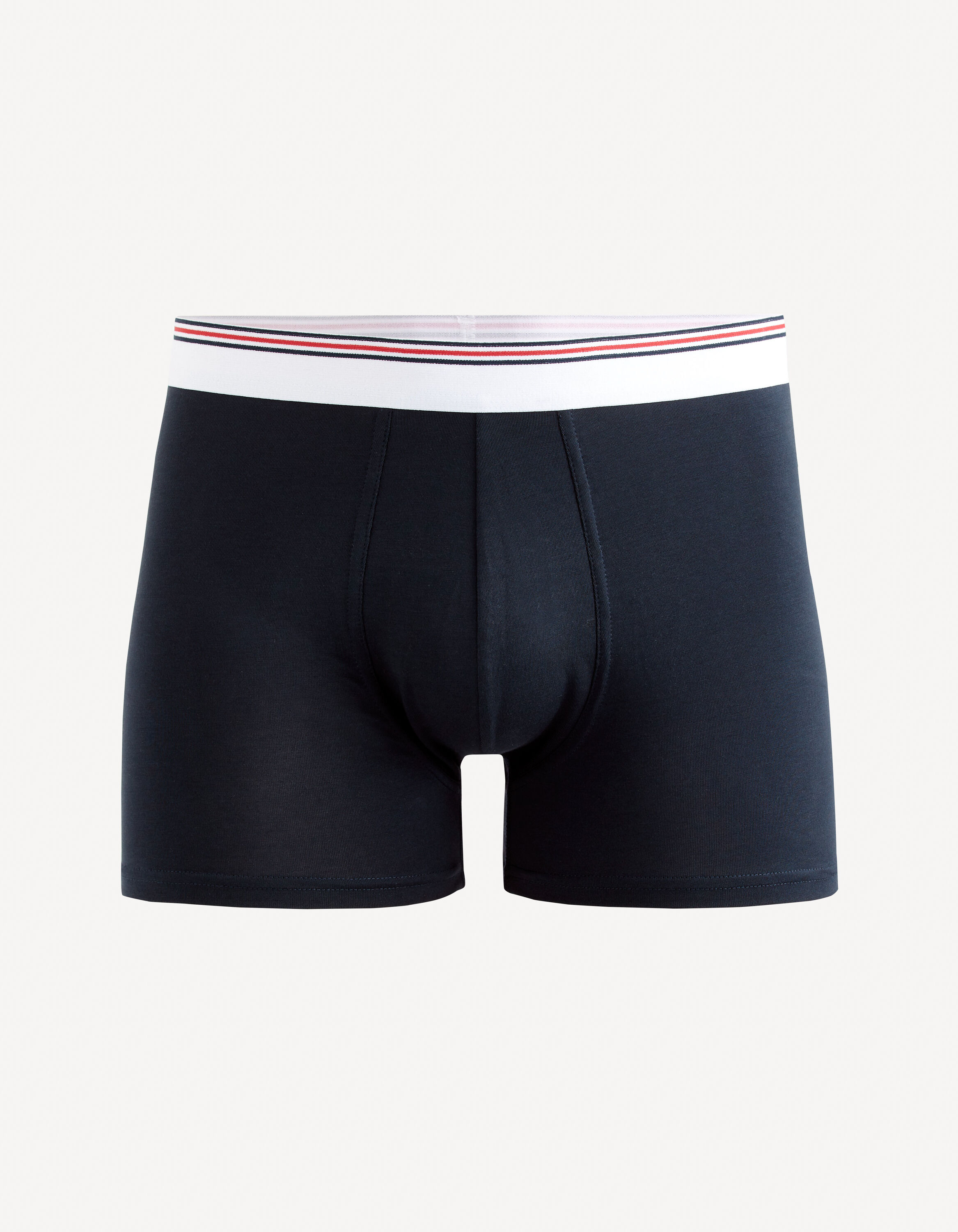 Boxer en coton stretch - marine