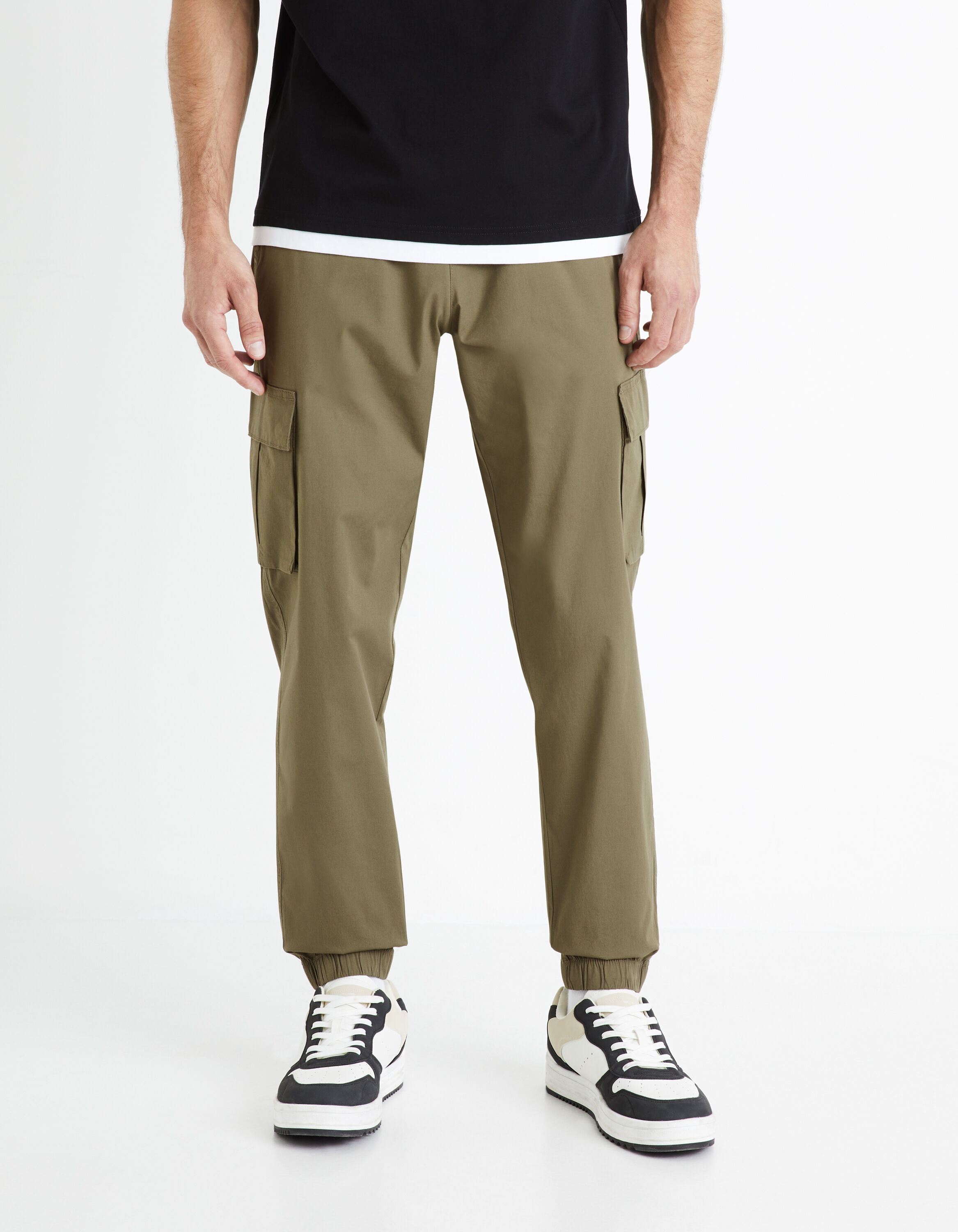 Pantalon Cargo jogging - kaki