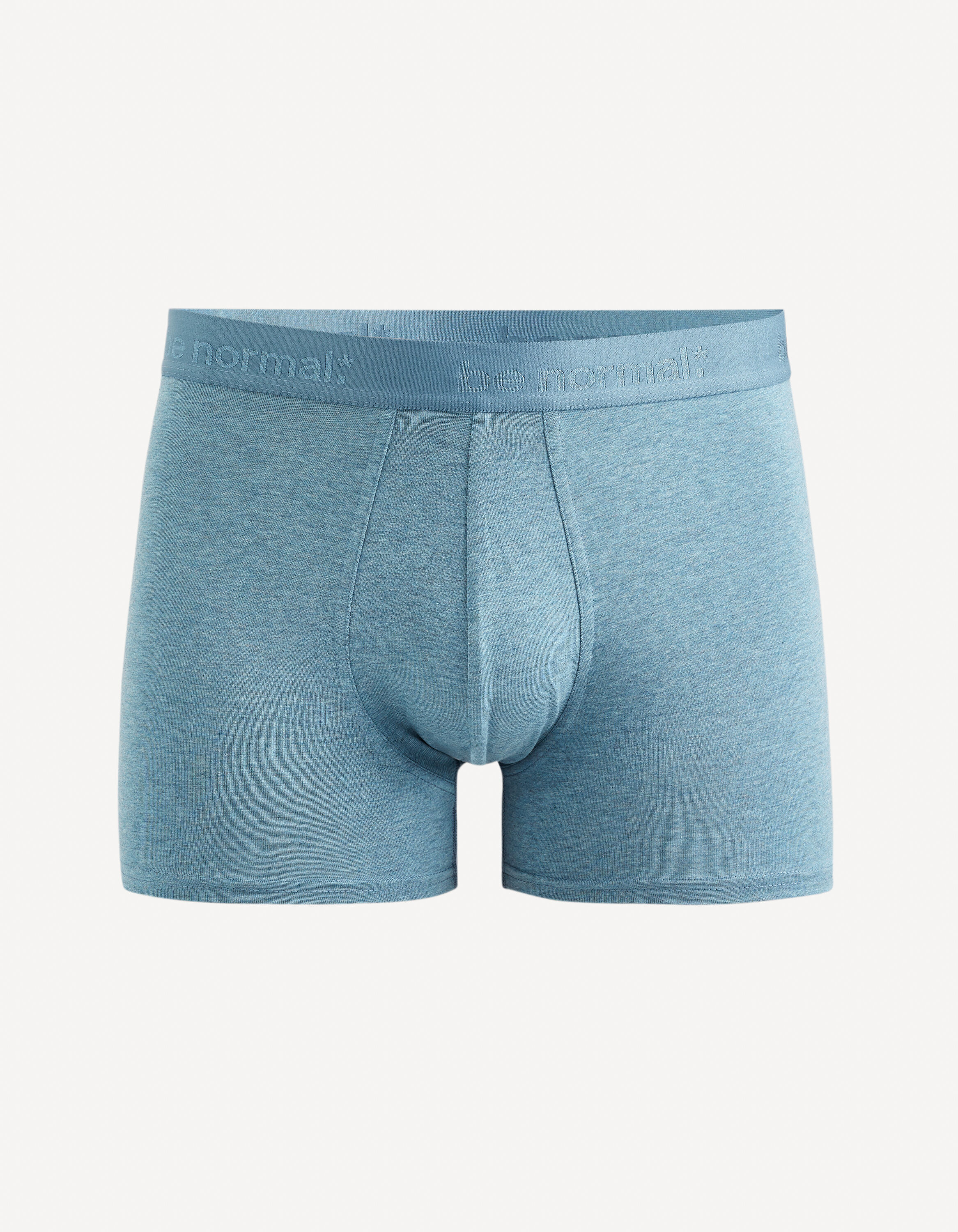 Boxer en coton stretch - bleu