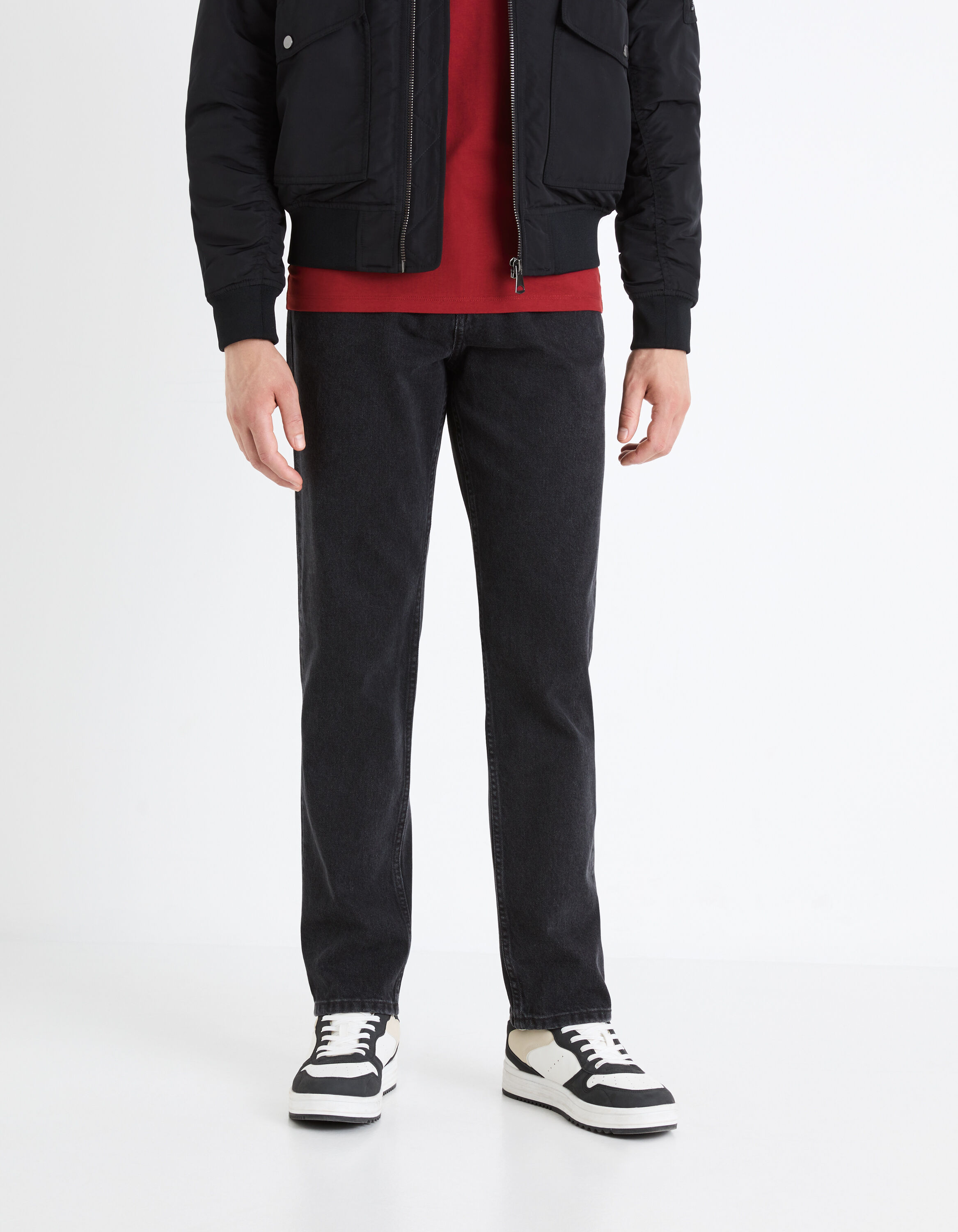 Jean loose C75 100% coton - noir