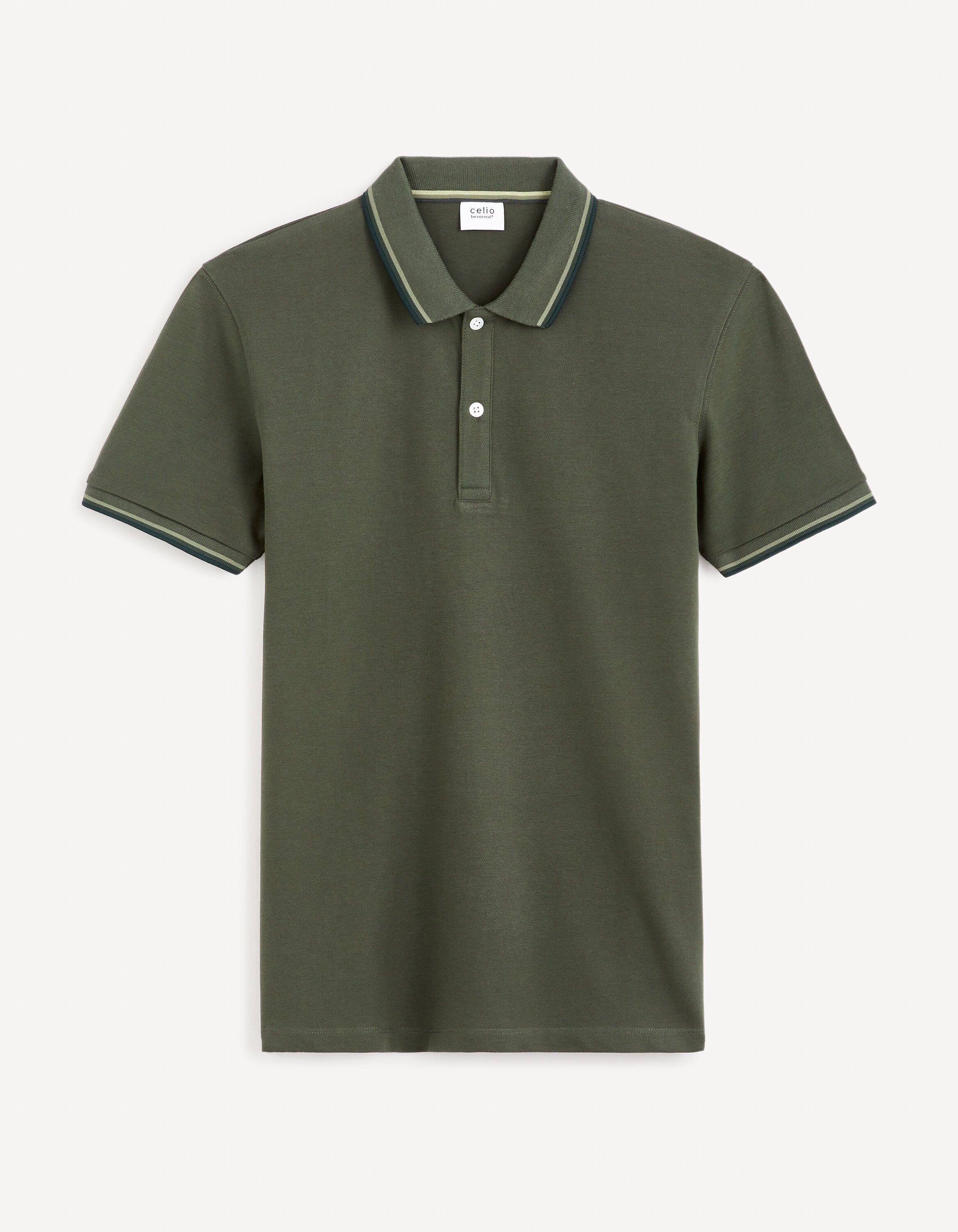 Polo piqu&eacute; - kaki camo