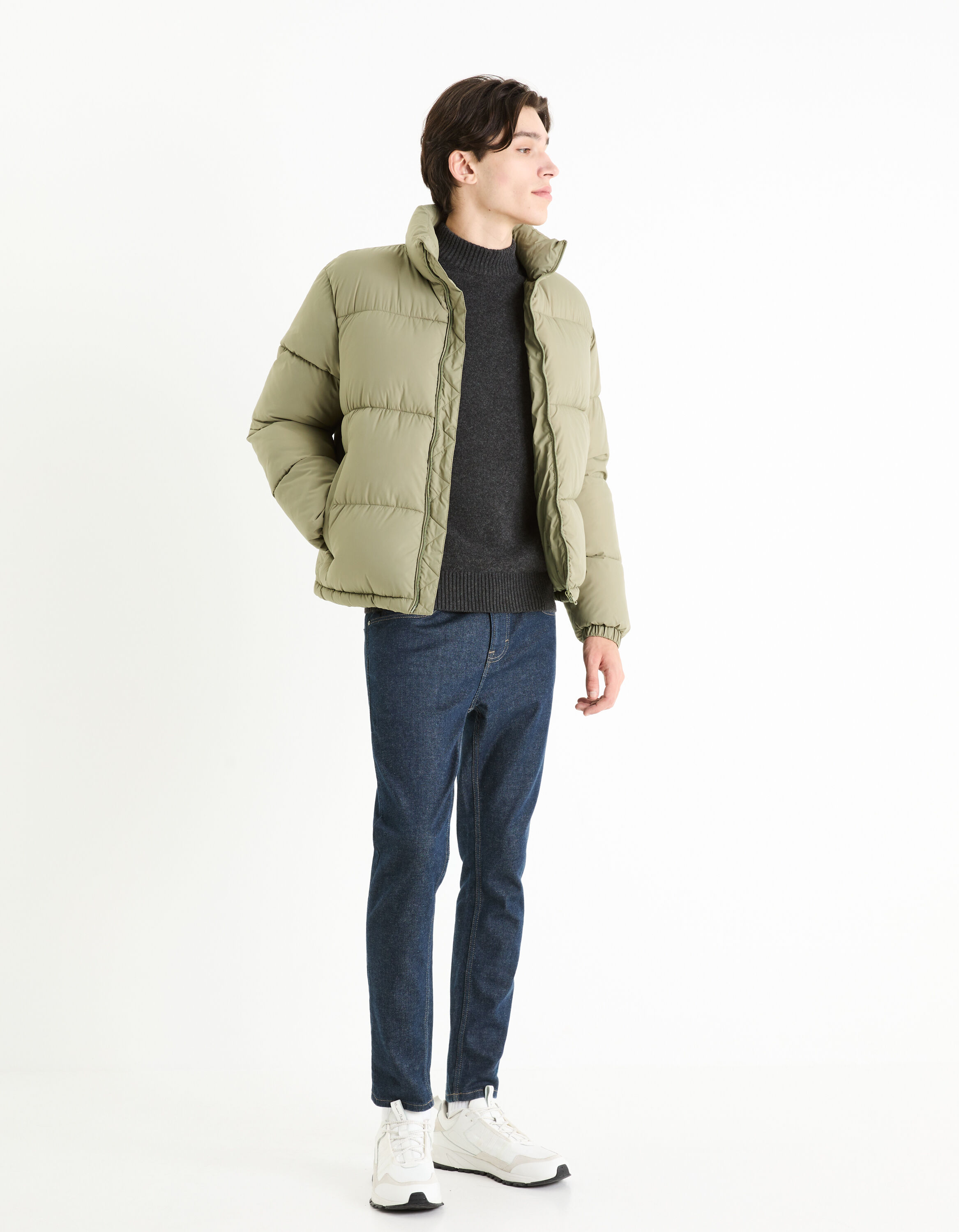 Pull col rond - noir