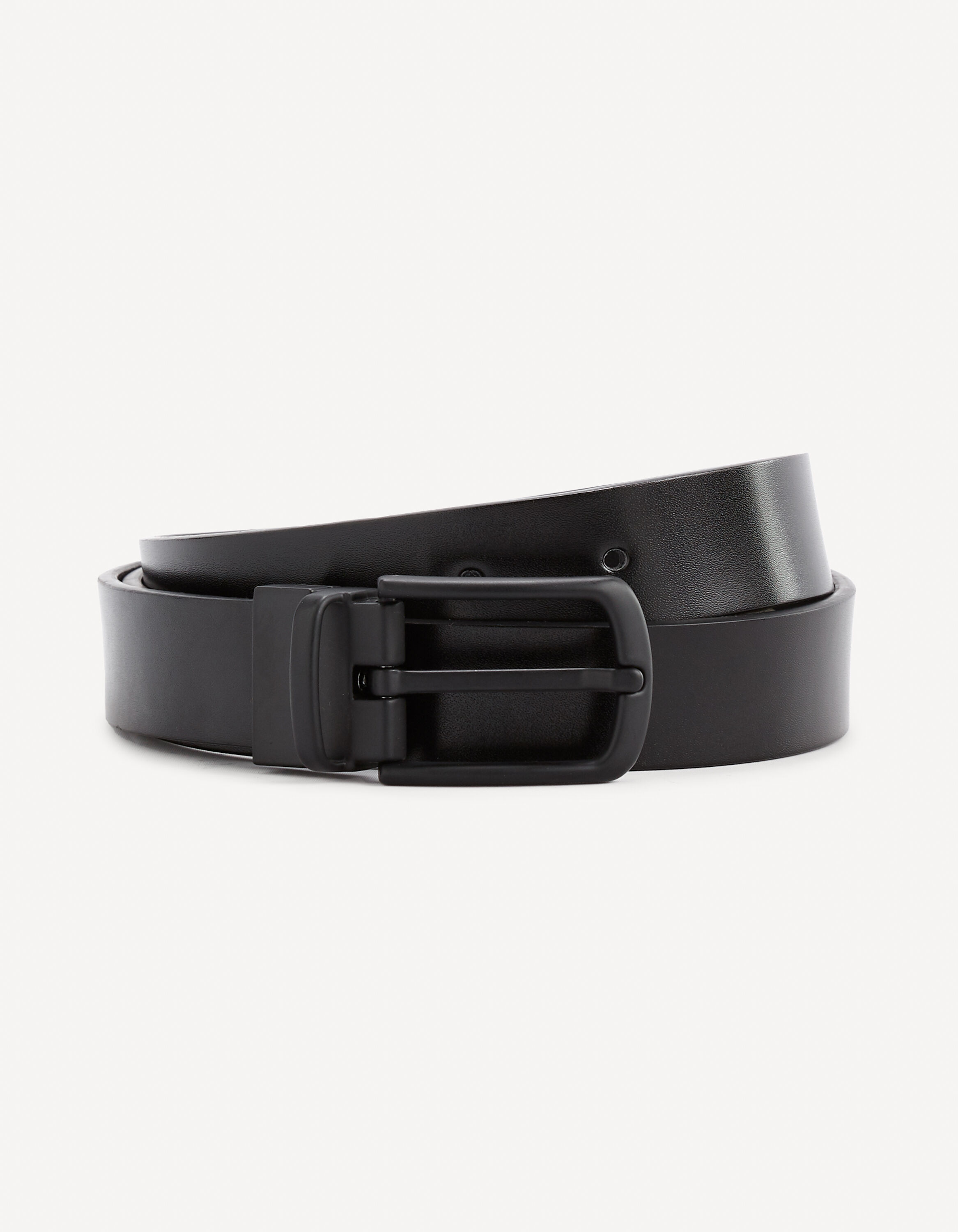 Ceinture 100% cuir - noir