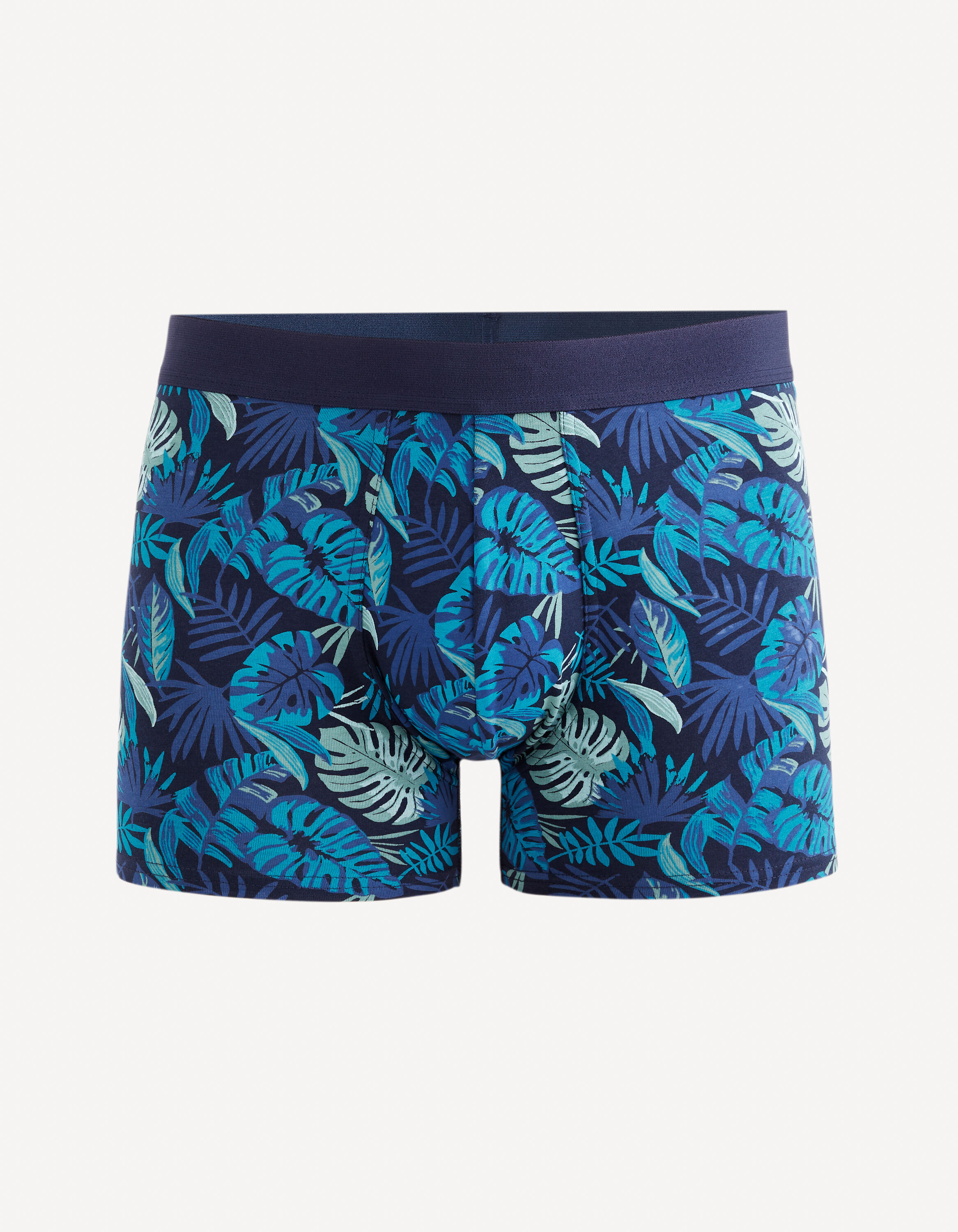 Boxer en coton stretch - marine
