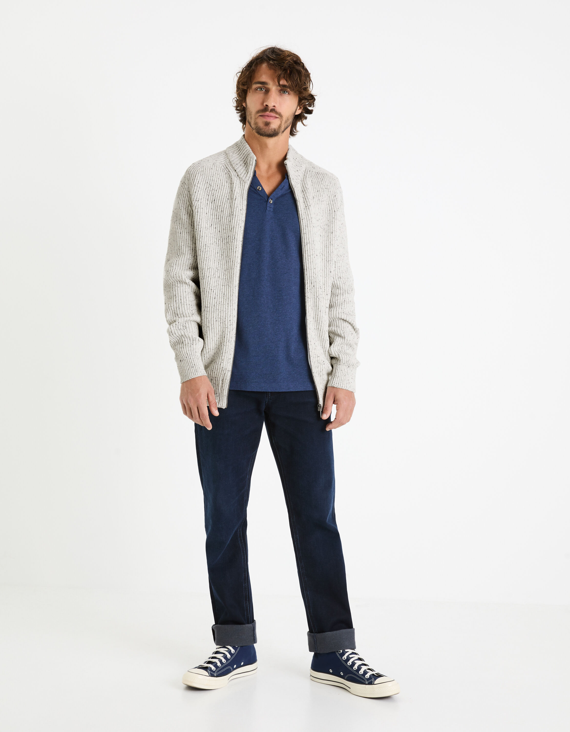 T-shirt manches longues - marine