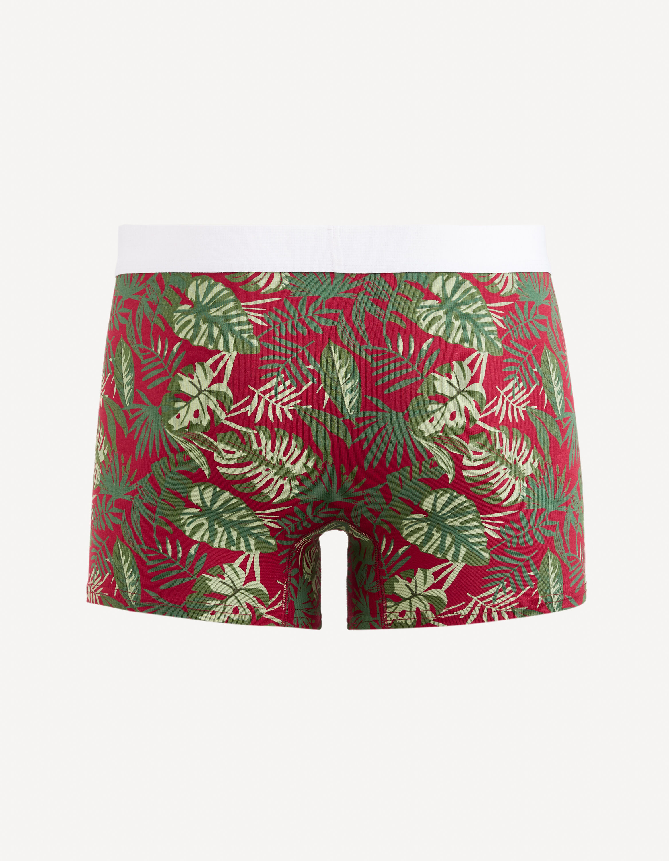 Boxer en coton stretch - bordeaux
