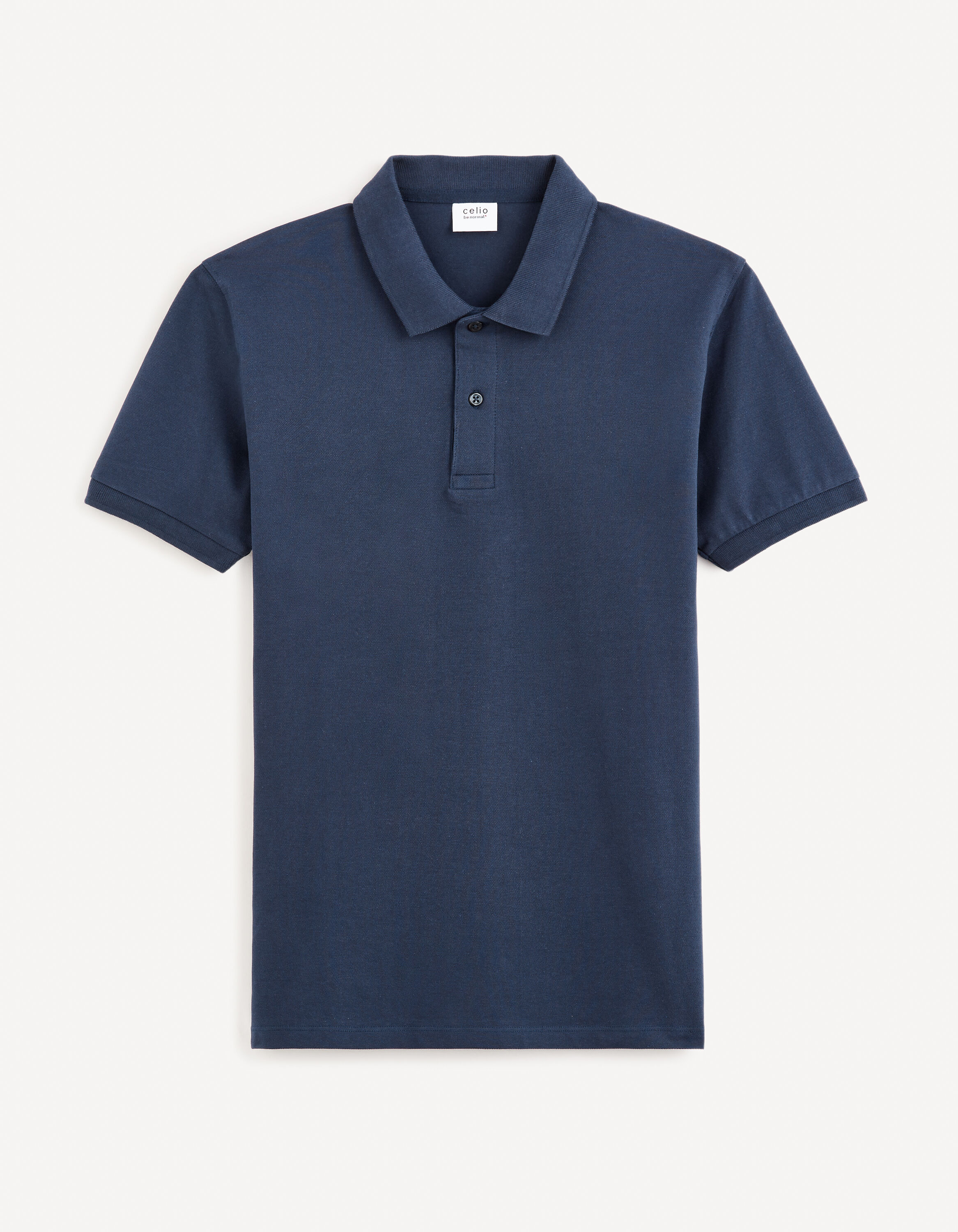 Polo piqu&eacute; 100% coton - marine