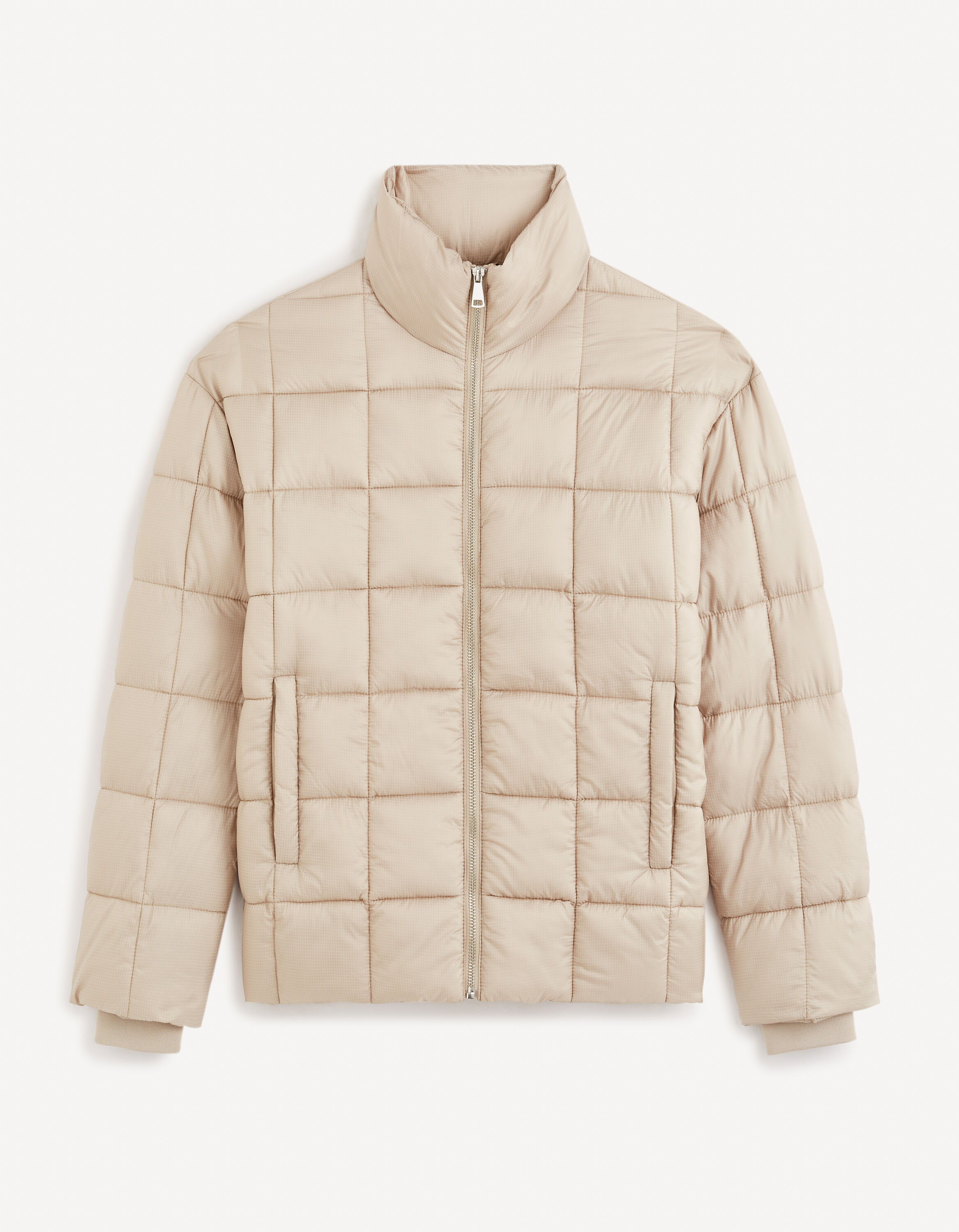 Doudoune chaude col montant - &eacute;cru