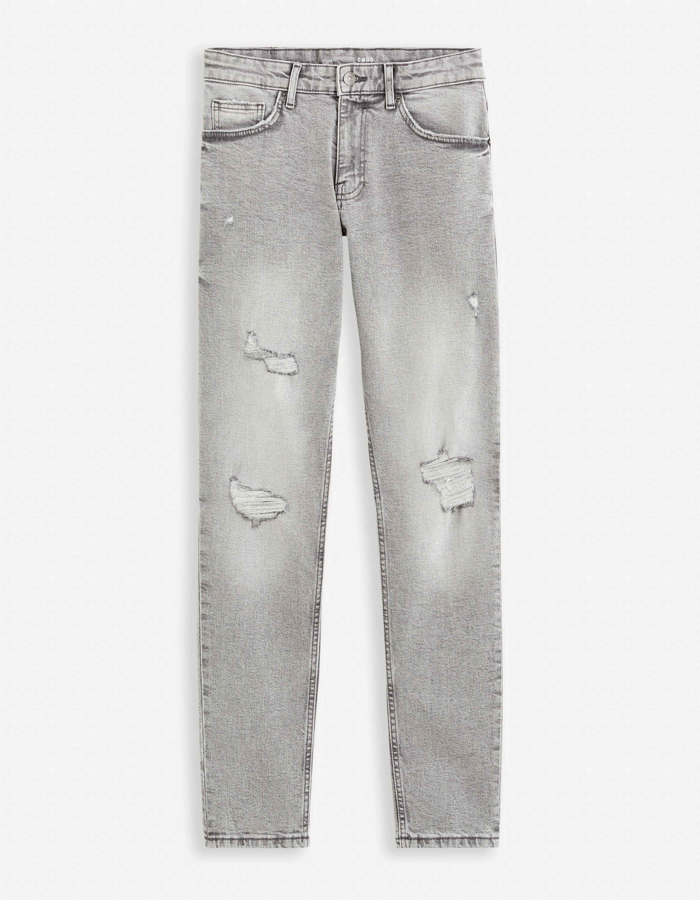 Jean slim C25 stretch - gris