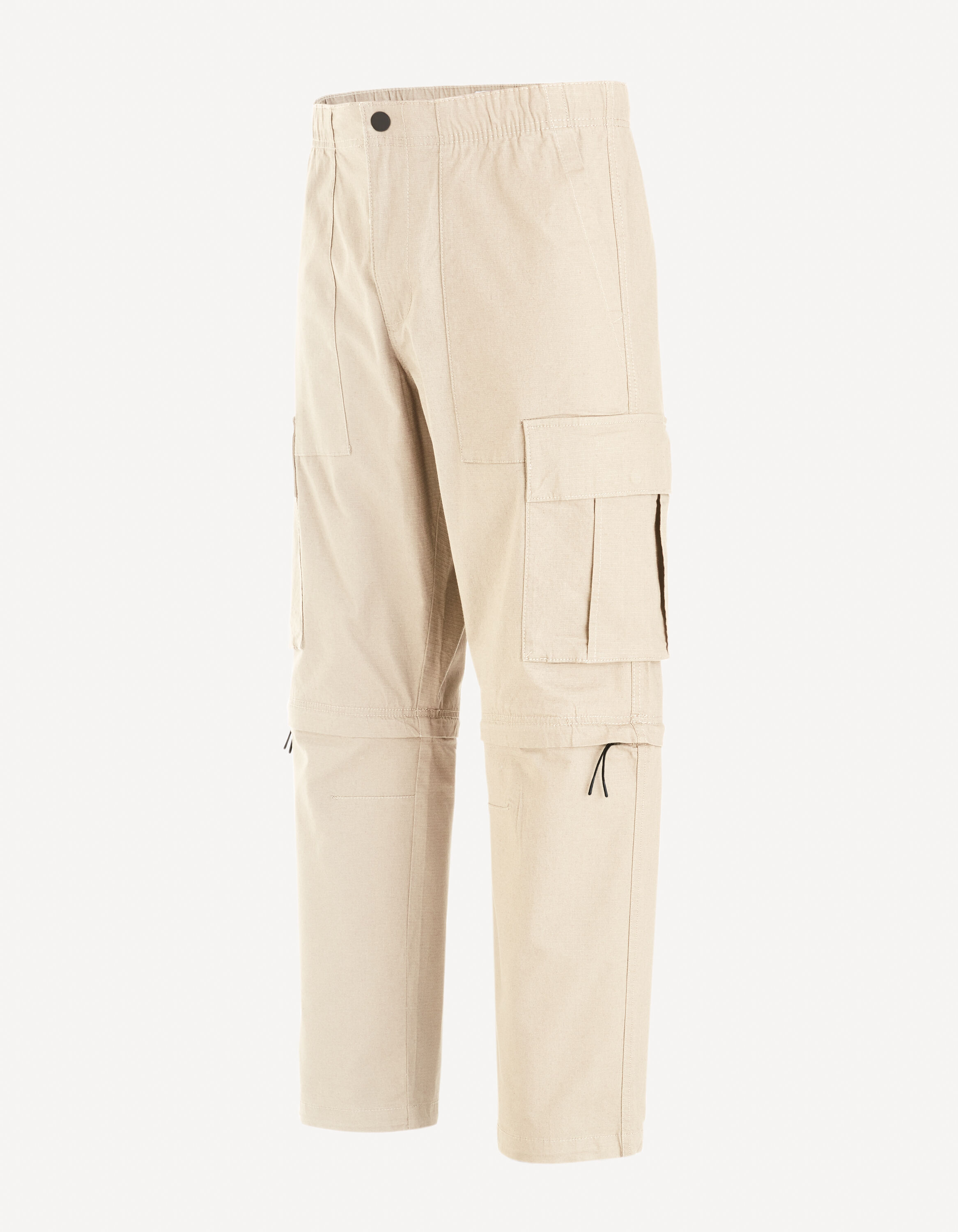 Pantalon cargo transformable- beige