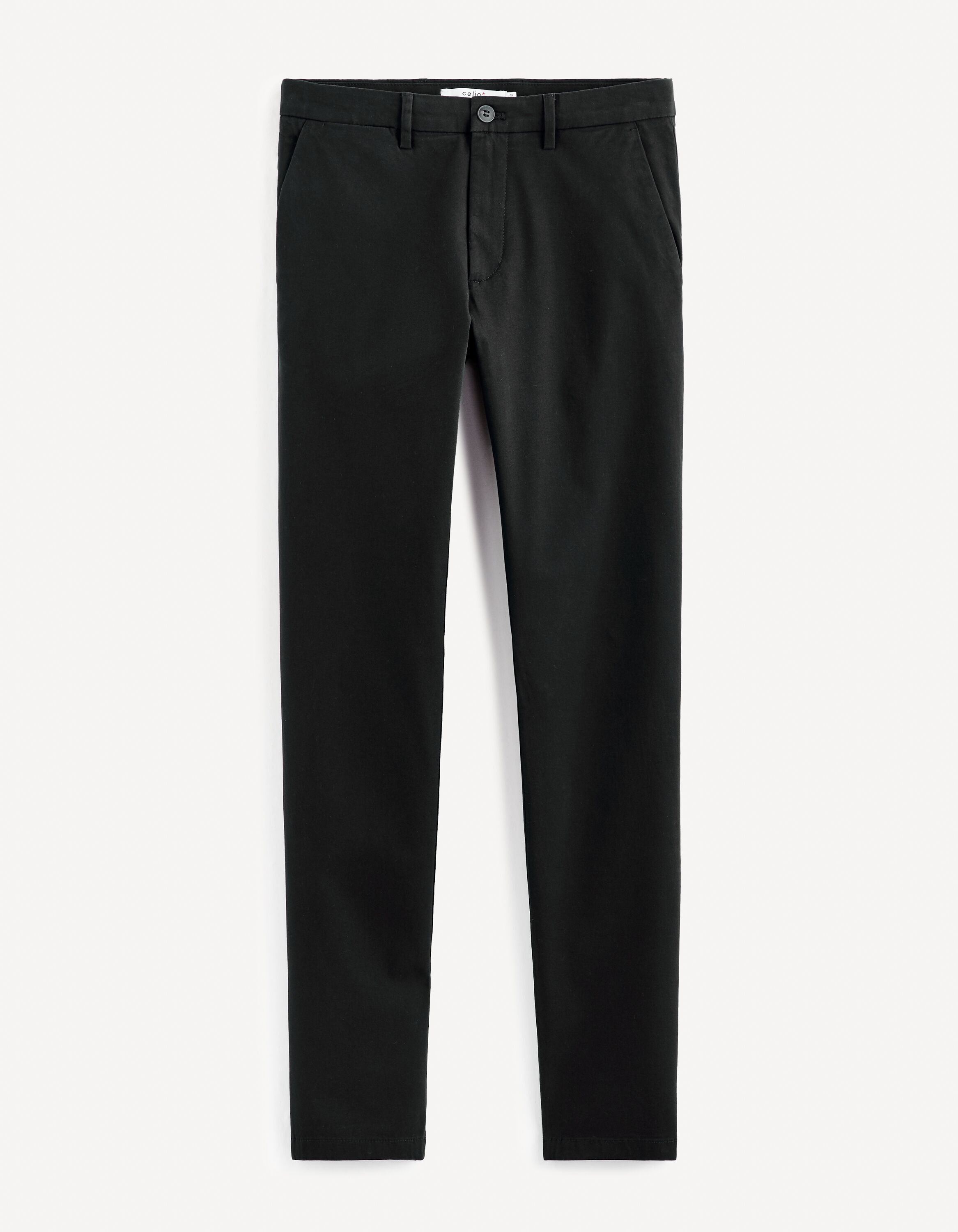 Pantalon chino slim - noir