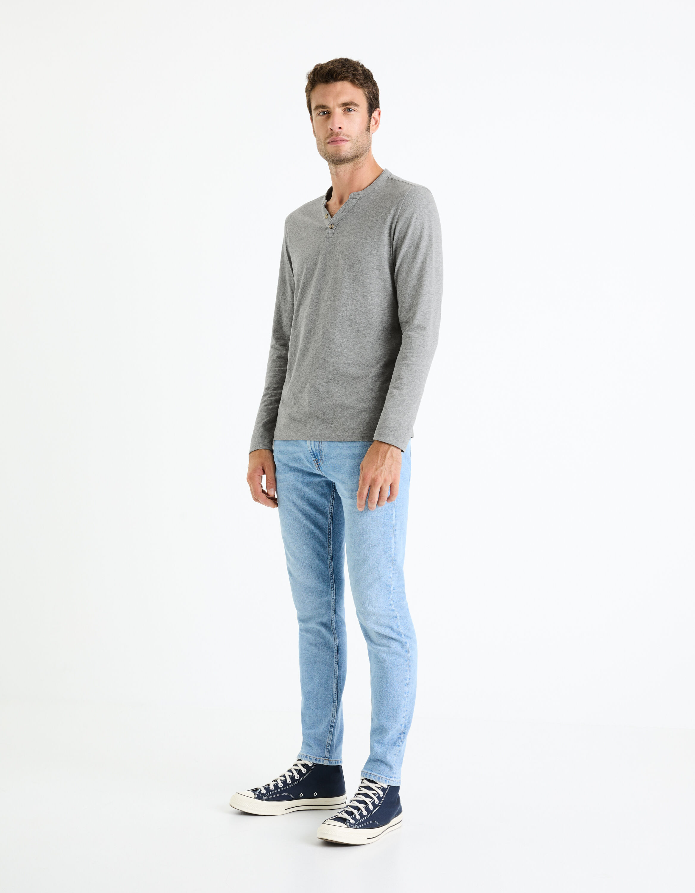 T-shirt manches longues - anthracite