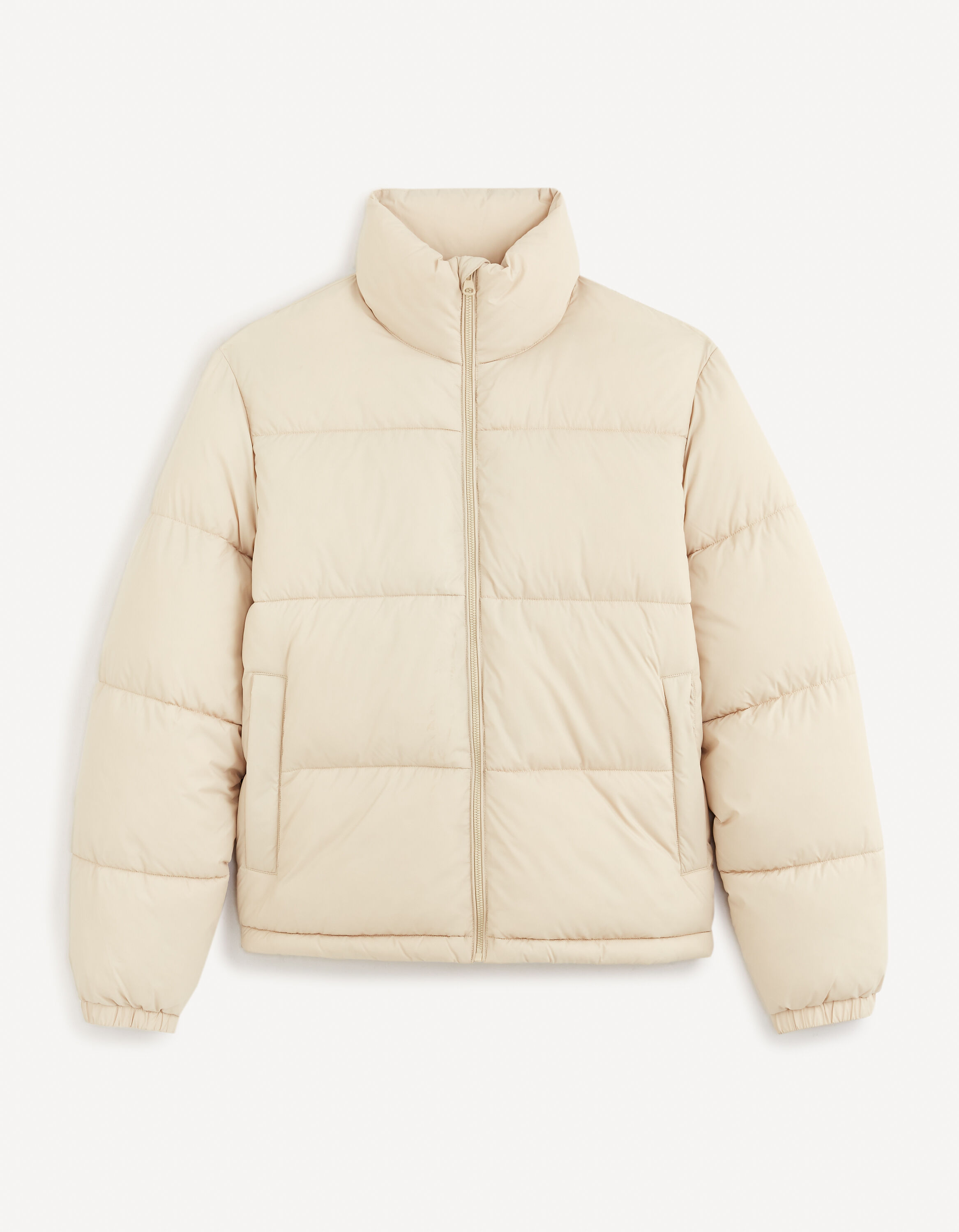 Doudoune chaude col montant - &eacute;cru