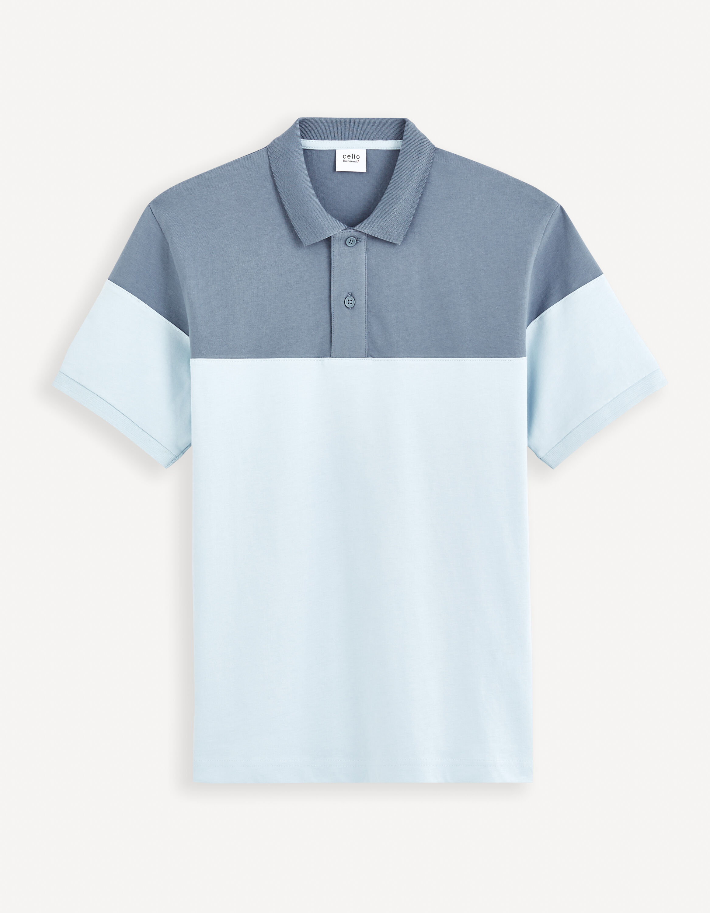 Polo 100% coton - bleu