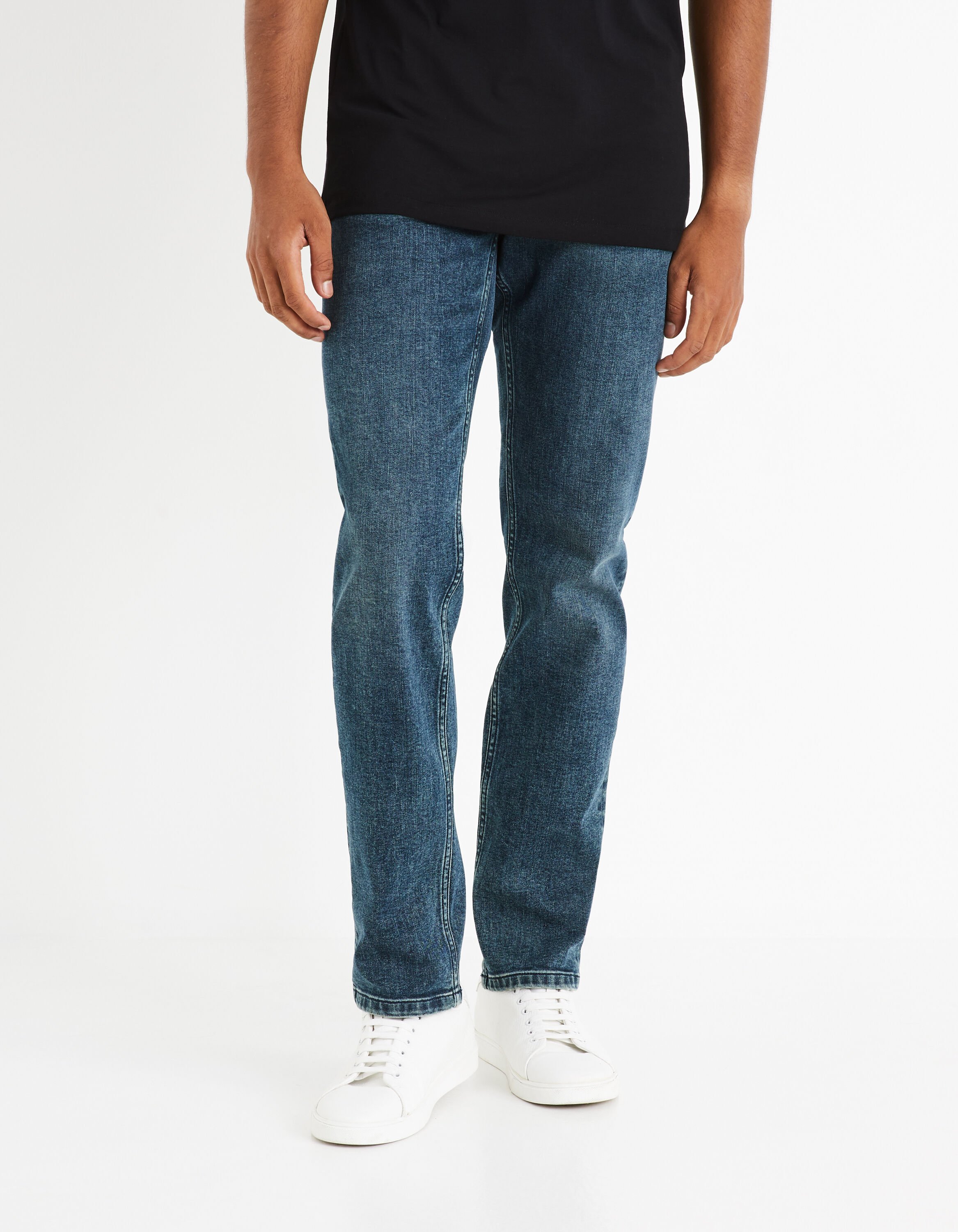 Jean straight C15 coton 3 longueurs