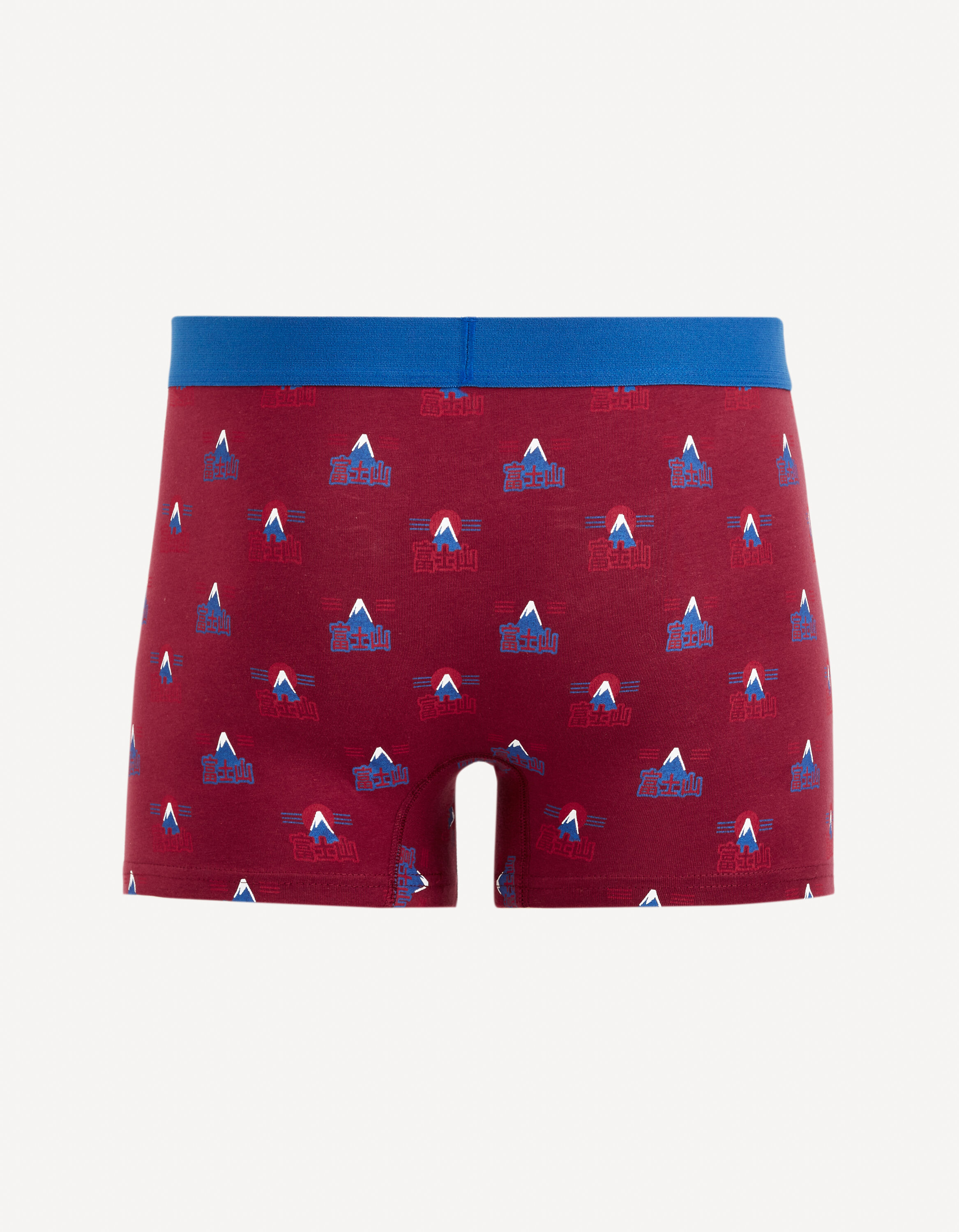 Boxer en coton stretch - bordeaux