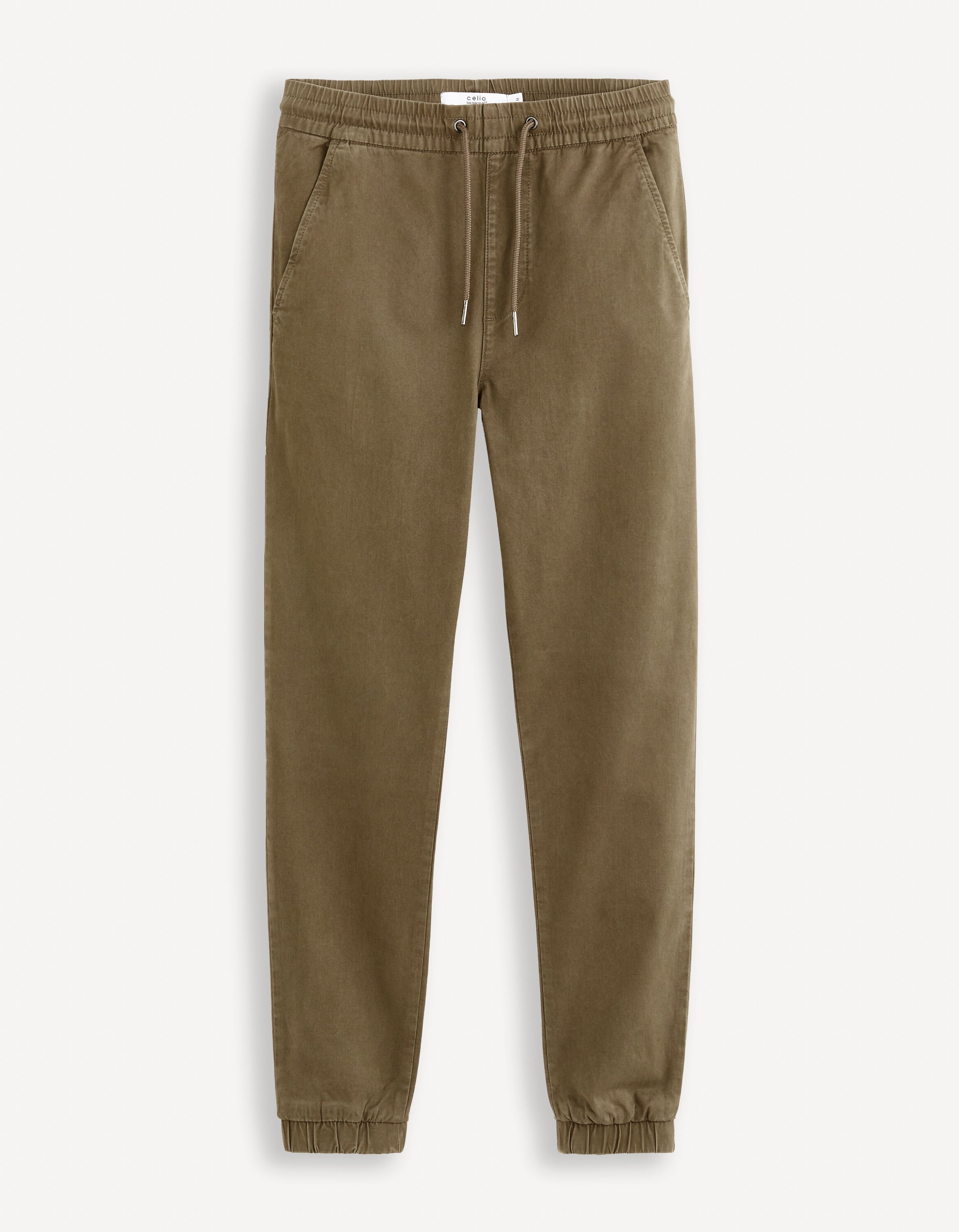 Pantalon forme jogging - taupe
