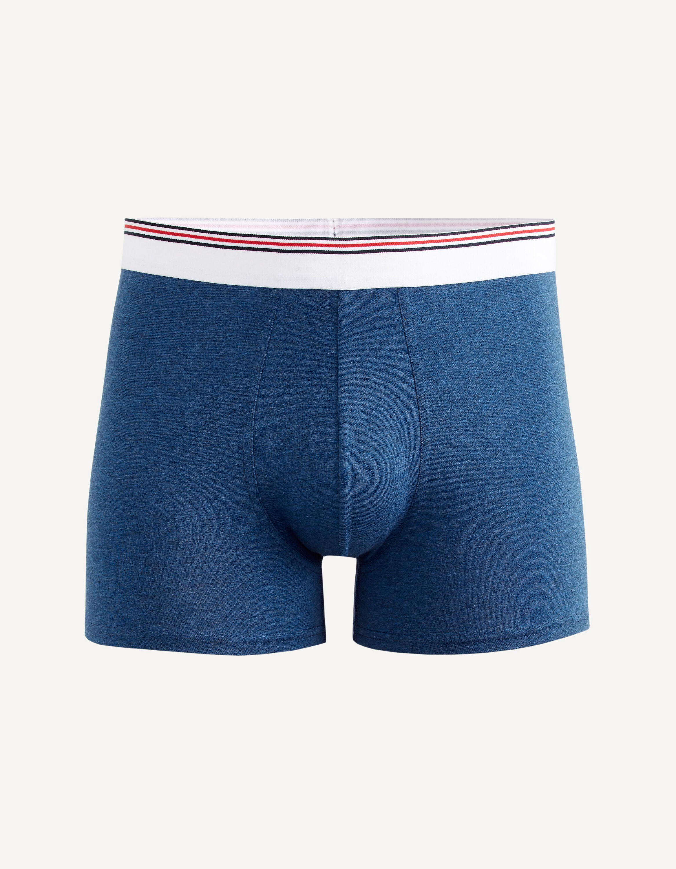 Boxer en coton stretch - bleu