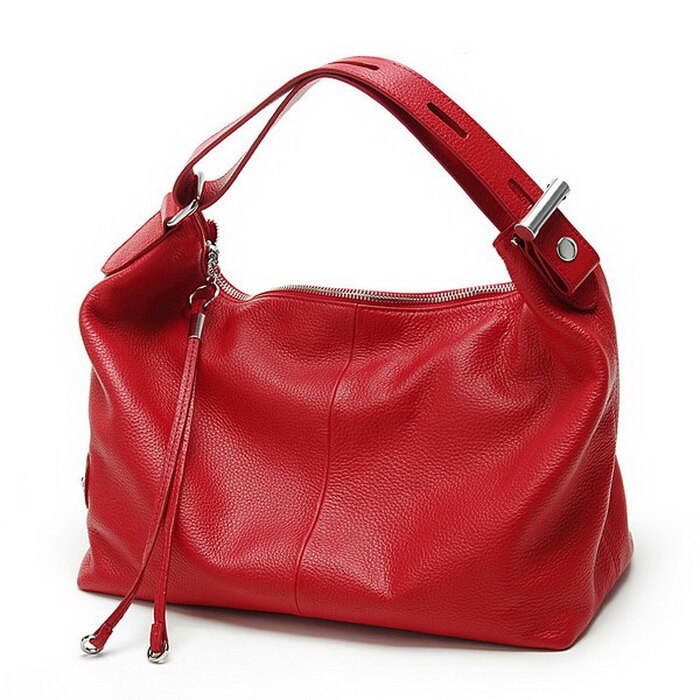 Large Natural Leather Bag Yuly