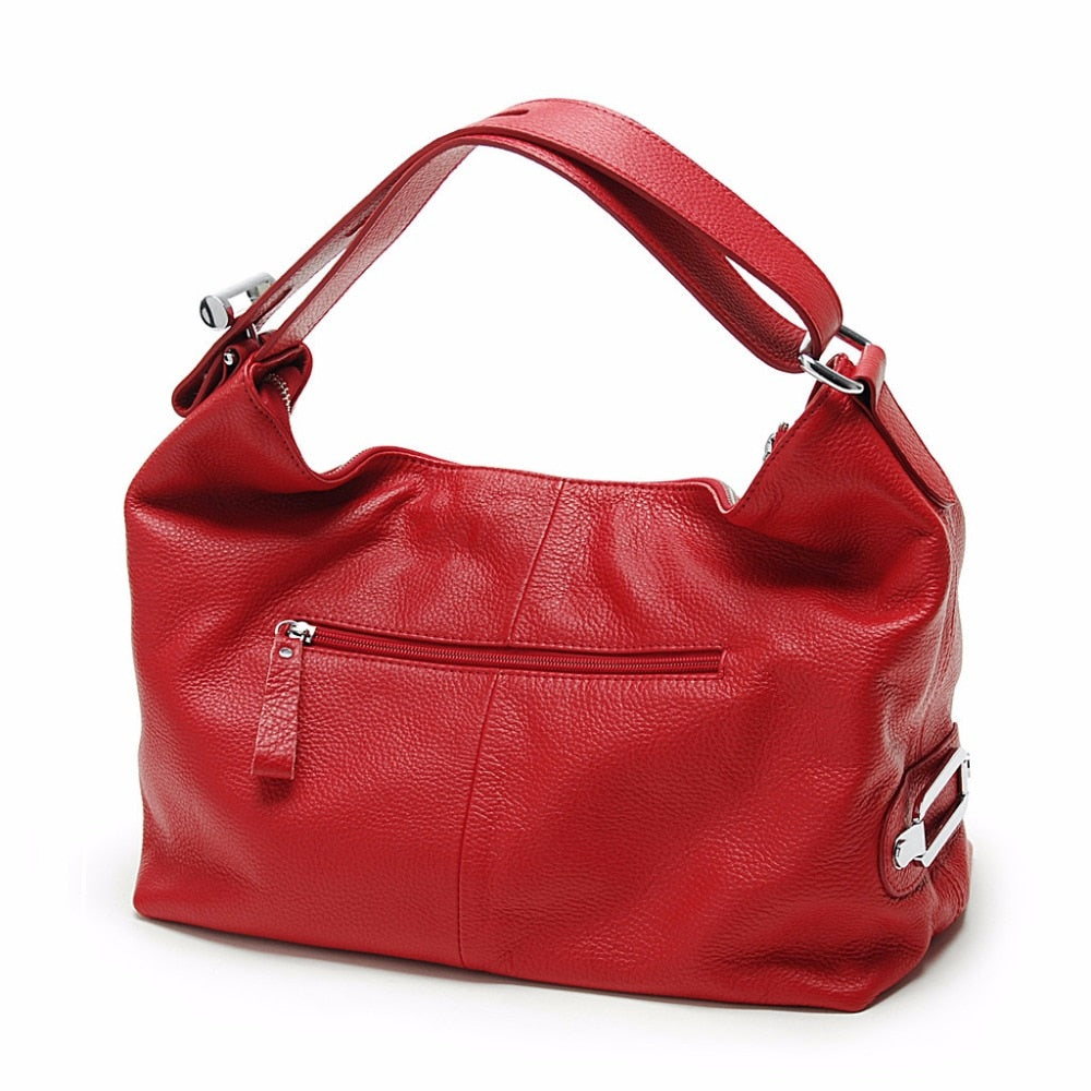 Large Natural Leather Bag Yuly
