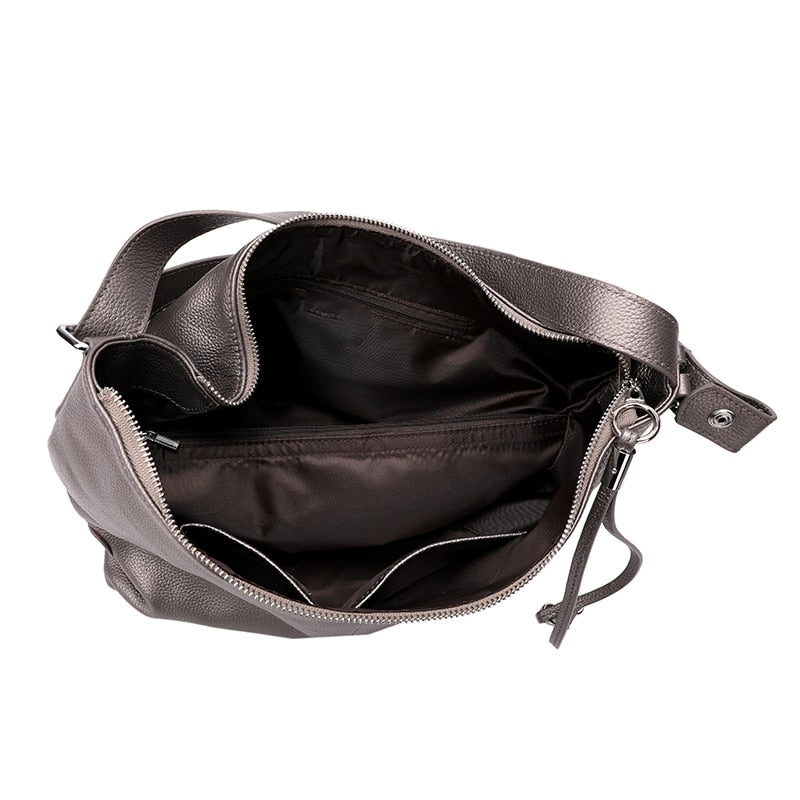 Large Natural Leather Bag Yuly