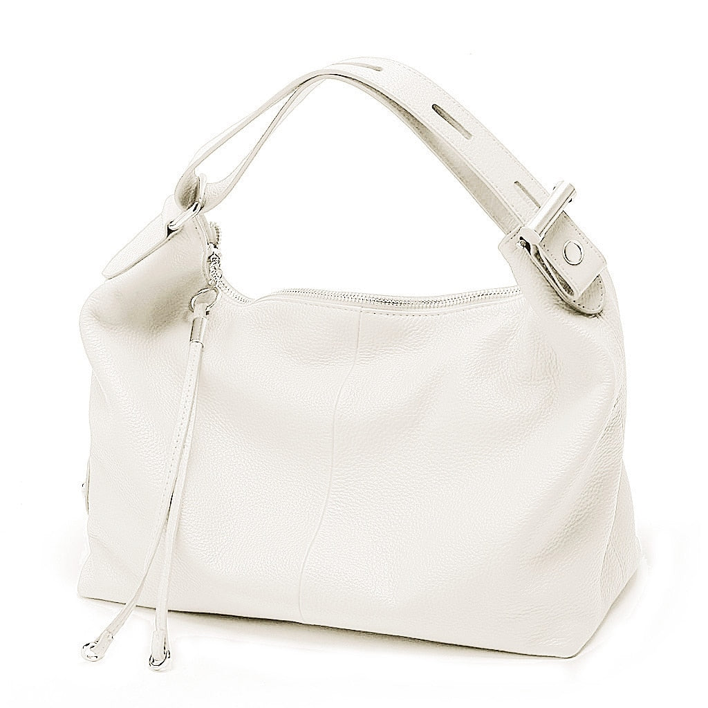 Large Natural Leather Bag Yuly