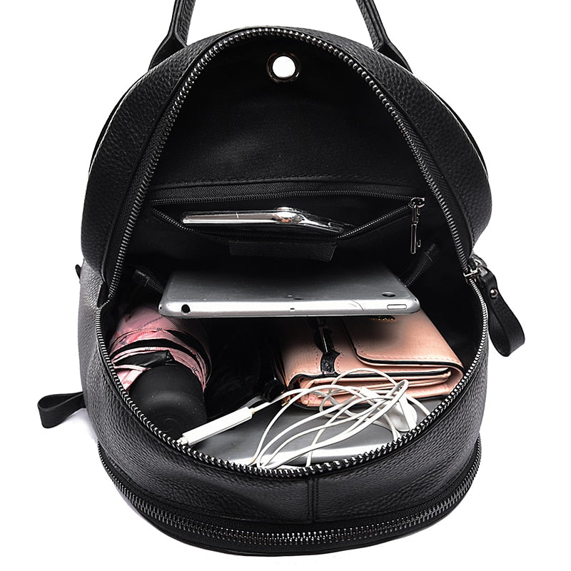 Natural Leather Backpack WS GB07