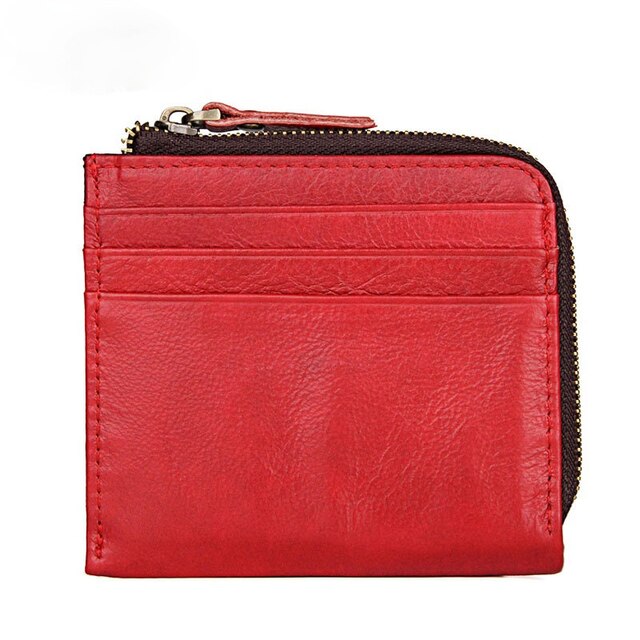 Men's Leather Mini Wallet Axes