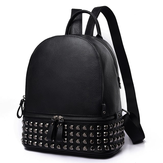 Natural Leather Backpack WS GB07