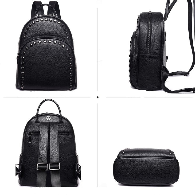 Natural Leather Backpack WS GB06