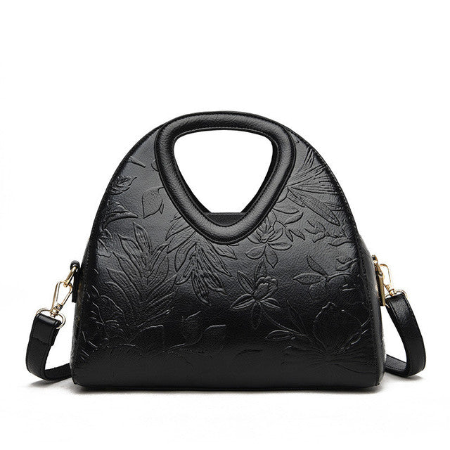 Printed Leather Handbag Luny