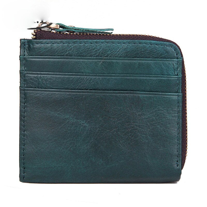 Men's Leather Mini Wallet Axes