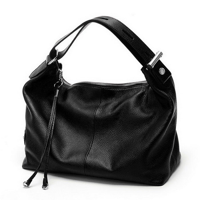 Large Natural Leather Bag Yuly