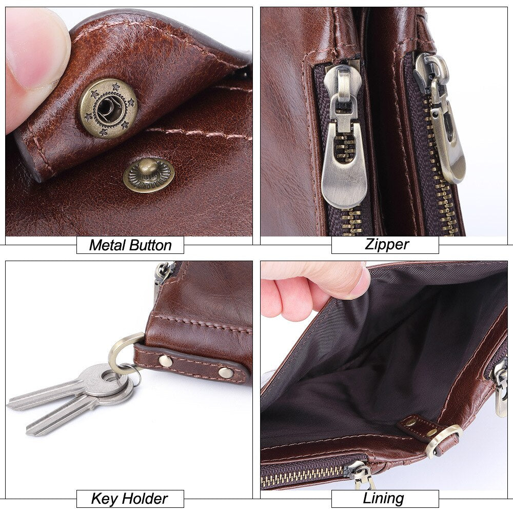 Men's Leather Wallet Santino