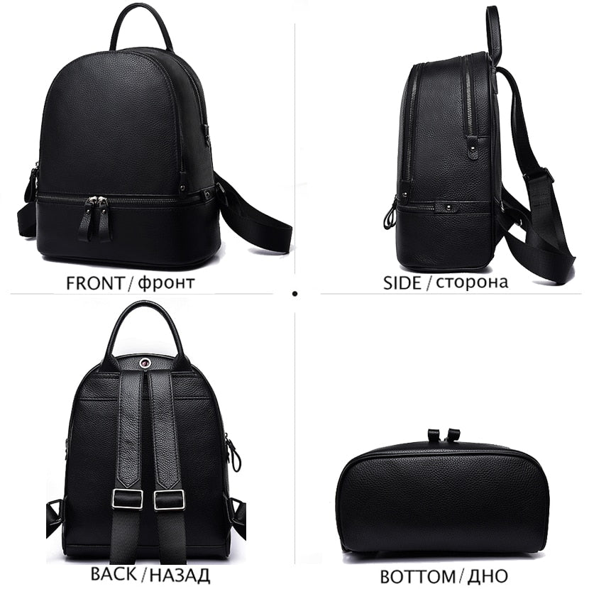 Natural Leather Backpack WS GB07
