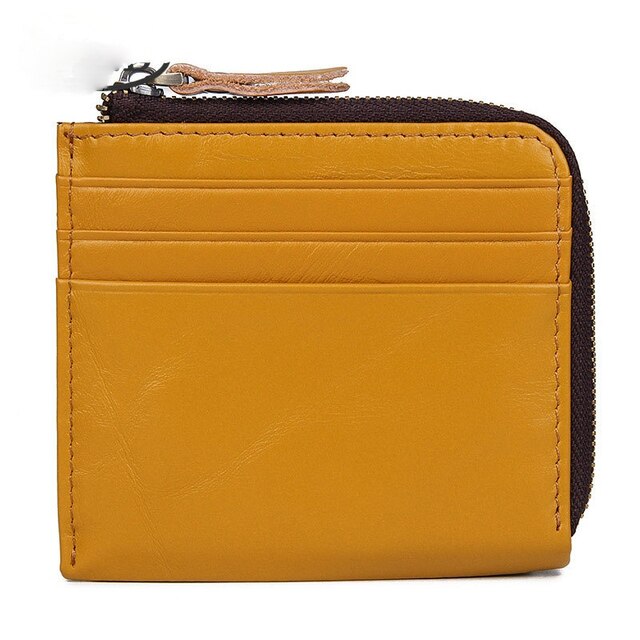 Men's Leather Mini Wallet Axes