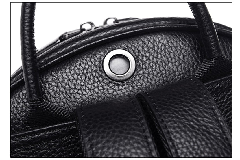 Natural Leather Backpack WS GB06