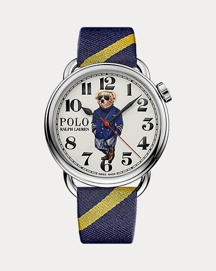 42 MM Nautical Polo Bear Watch