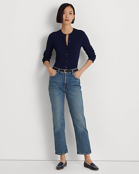 High-Rise Straight Ankle Jean