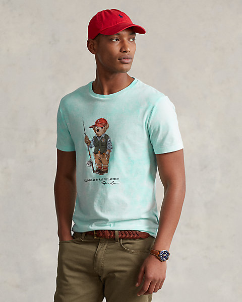Classic Fit Polo Bear Tie-Dye T-Shirt
