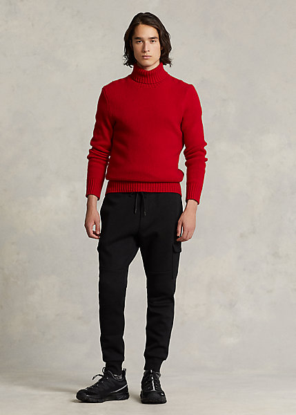 Double-Knit Cargo Jogger Pant
