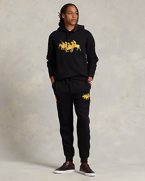 Triple-Pony Fleece Jogger Pant