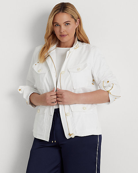 Water-Repellent Taffeta Field Jacket