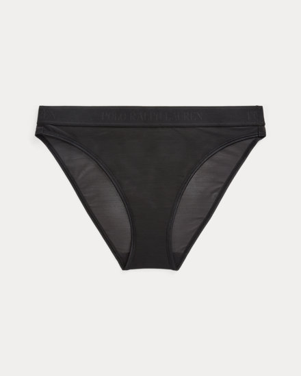 Mesh Low-Rise Bikini Brief