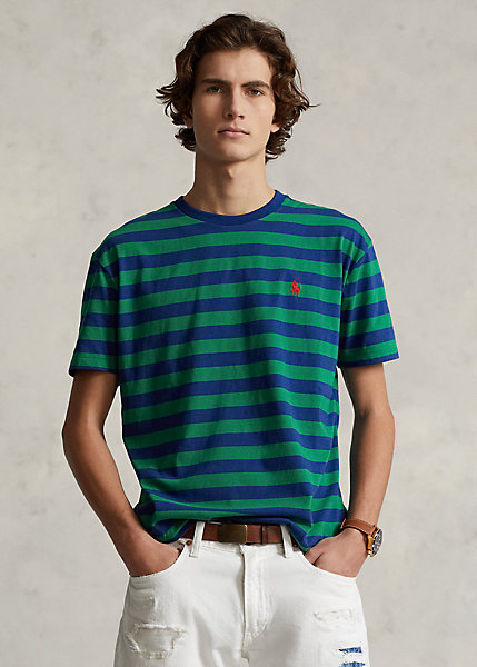 Classic Fit Striped Jersey T-Shirt