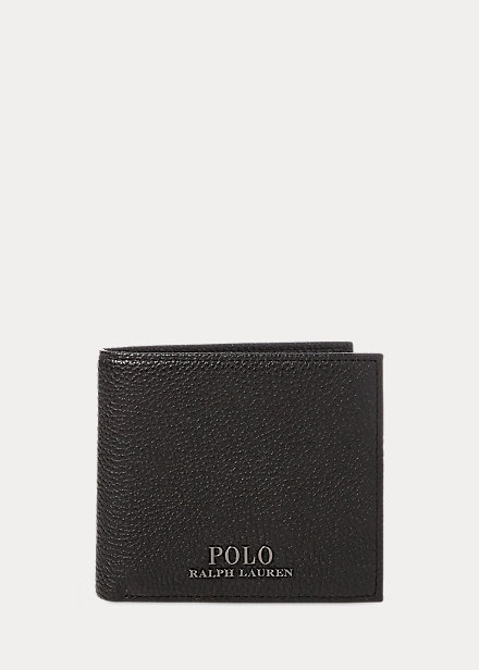 Pebbled Leather Billfold