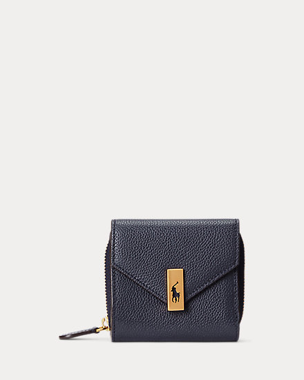 Polo ID Leather Compact Wallet