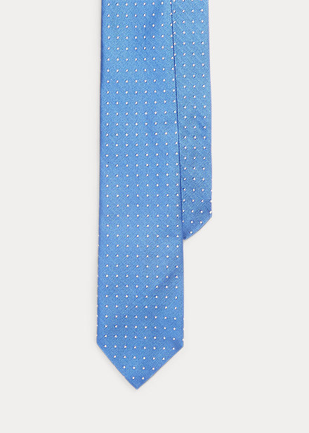 Polka-Dot Silk Tie
