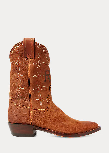 Plainview Suede Cowboy Boot